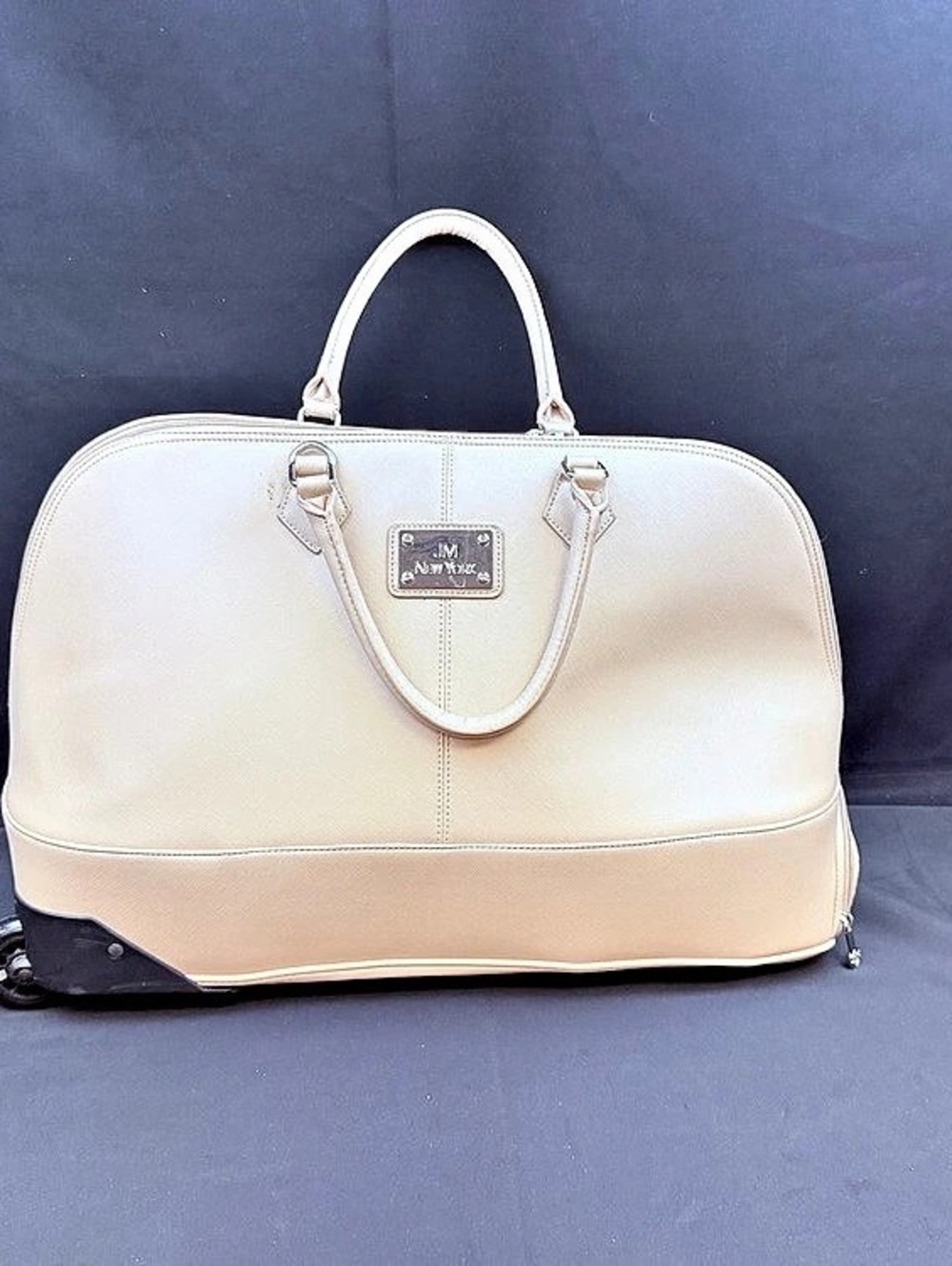J.M. New York Rolling Travel Bag in Blush Pink